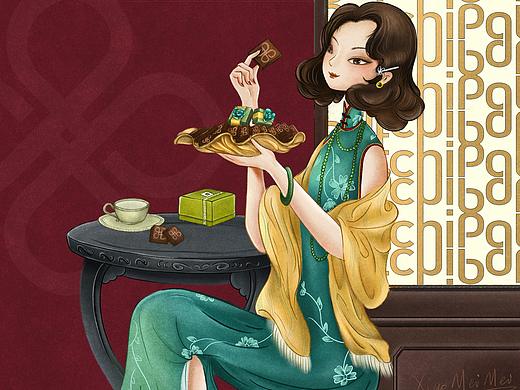 海报（国风插画）（个人主页-ZNDcyMjA4NzY=） - 创作习作 - 站酷设计师ooXIAOMEIMEIoo原创素材 - 站酷ZCOOL