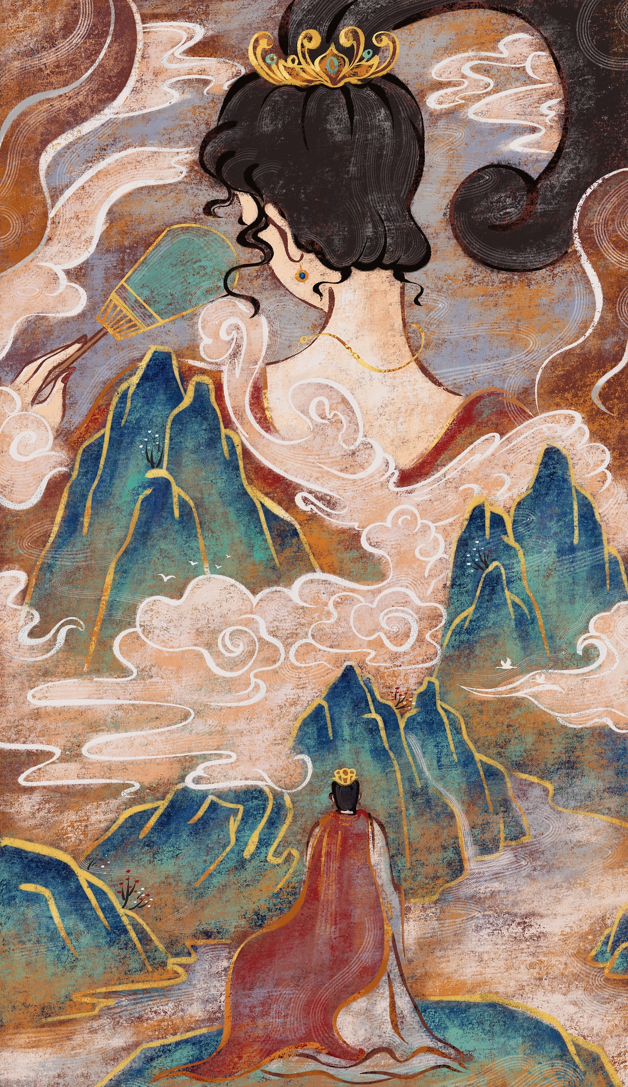 《洛神赋》插画系列（图ZMjEwMDg2MDIw） - 创作习作 - 站酷设计师玉鑫原创素材 - 站酷ZCOOL