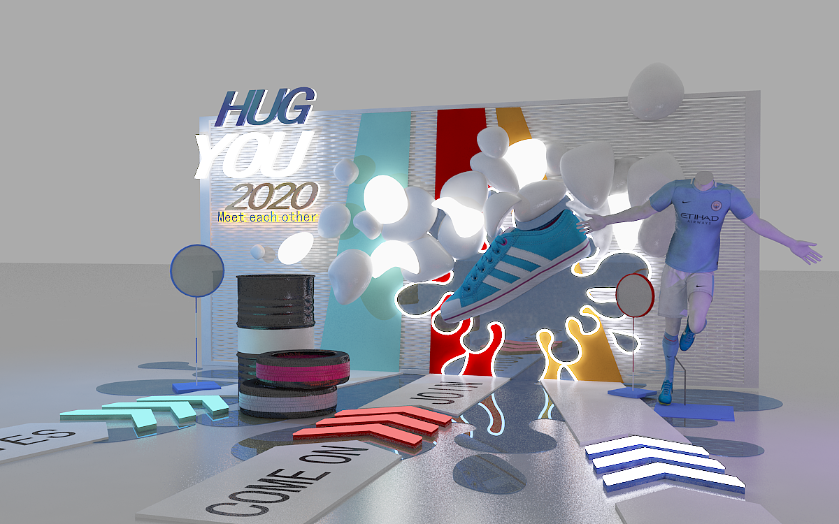 北京常营华联DP美陈（图ZMjQzNjc2OTQ0） - 展陈设计 - 站酷设计师爱喝水的小老鼠原创素材 - 站酷ZCOOL