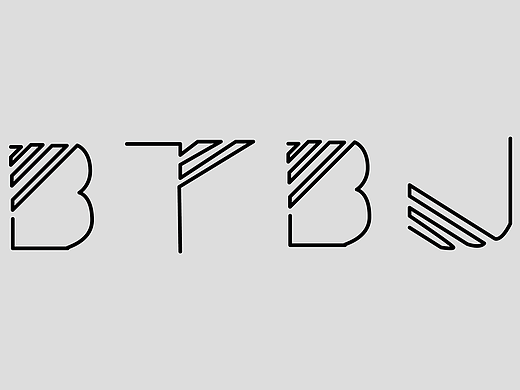 BTBU字母设计