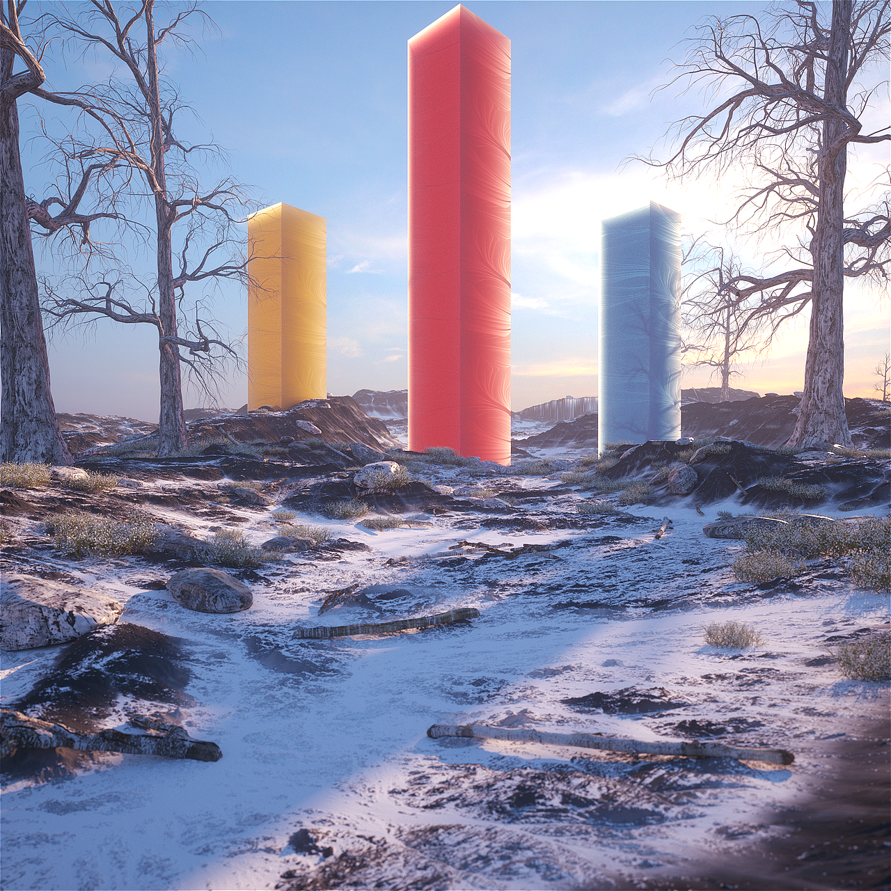 C4D_everydays render-- August 2017