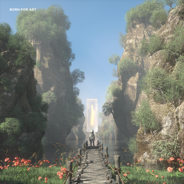 C4D写实艺术场景