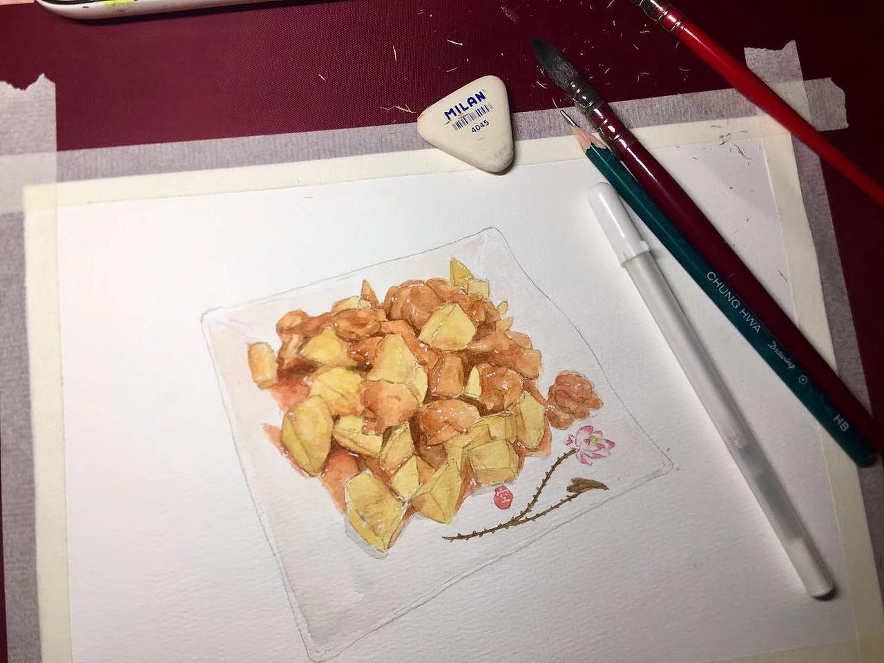 【福州小吃】
荔枝肉，挺喜欢的，不过这道菜的历史啥的资料我还没搜，嗯你们就凑合看。