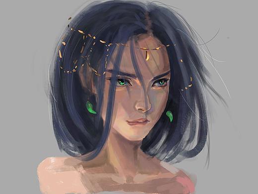 临摹Artstation作品