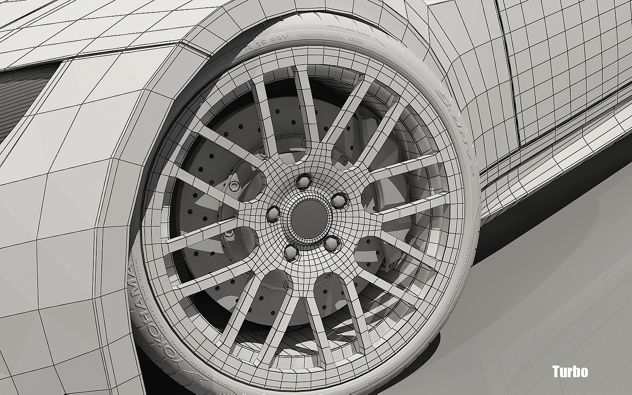 BMW M3-convertible E93 建模练习