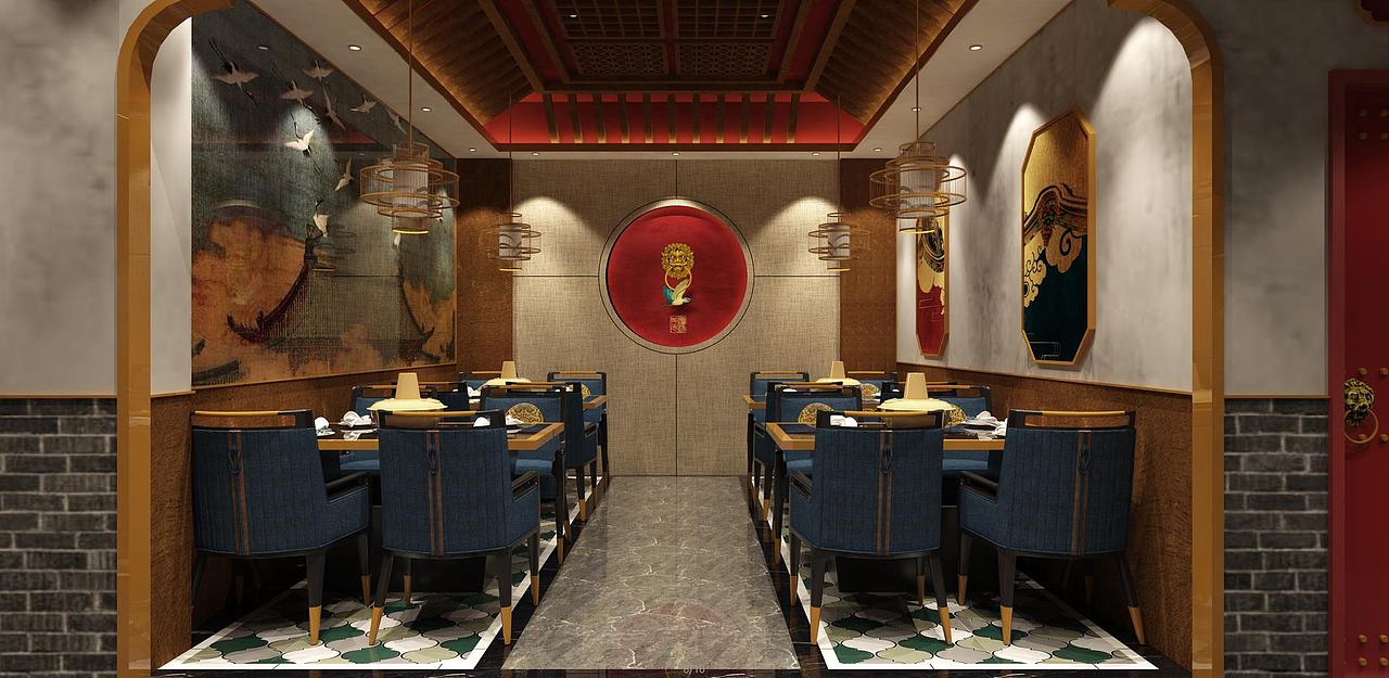 淄博主题餐厅设计装修火锅店设计装修特色火锅店设计（图ZMTc1NTg2NDI0） - 家装设计 - 站酷设计师集简设计原创素材 - 站酷ZCOOL