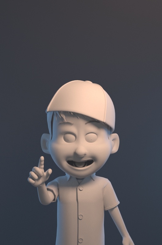 卡通人物 三维角色 3d建模 片头制作 影视动画人物建模