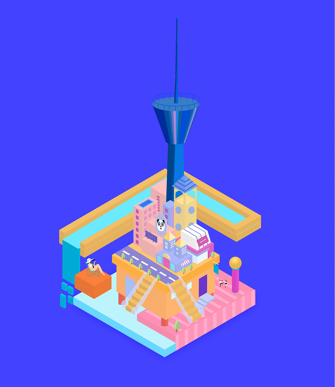 2.5d插畫(huà)（圖ZMjIxMTE0Mzg0） - 創(chuàng)作習(xí)作 - 站酷設(shè)計(jì)師綠色的檸檬怪原創(chuàng)素材 - 站酷ZCOOL