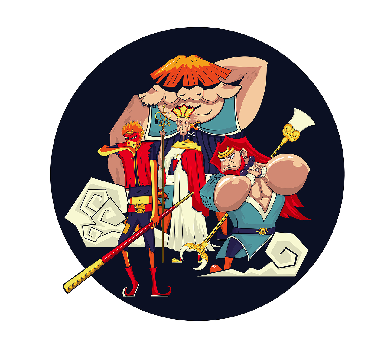 西游记|插画|创作习作|十三香呀 - 原创作品 - 站酷 (zcool)