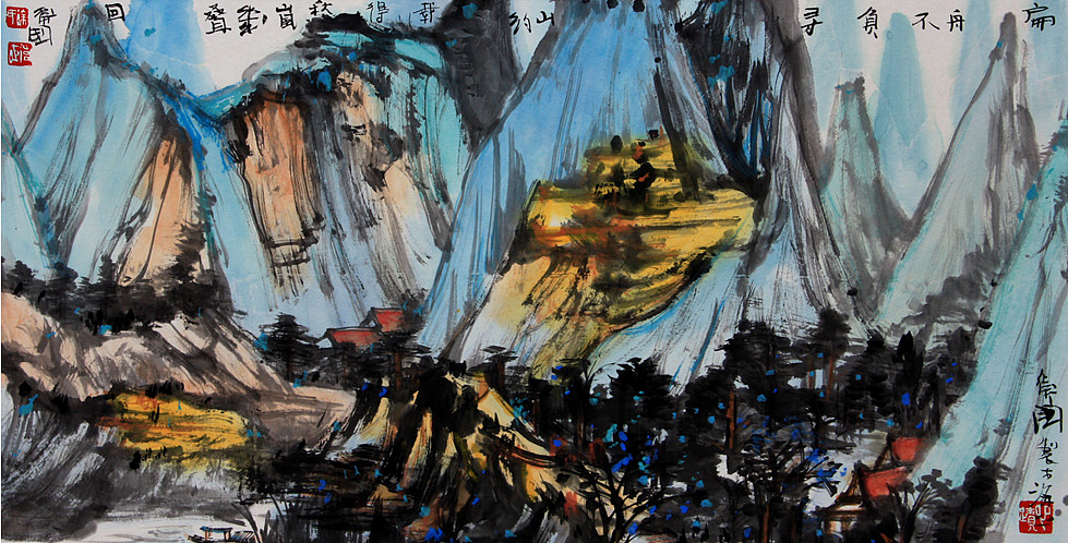 国画暑假班徐卫国老师国画作品