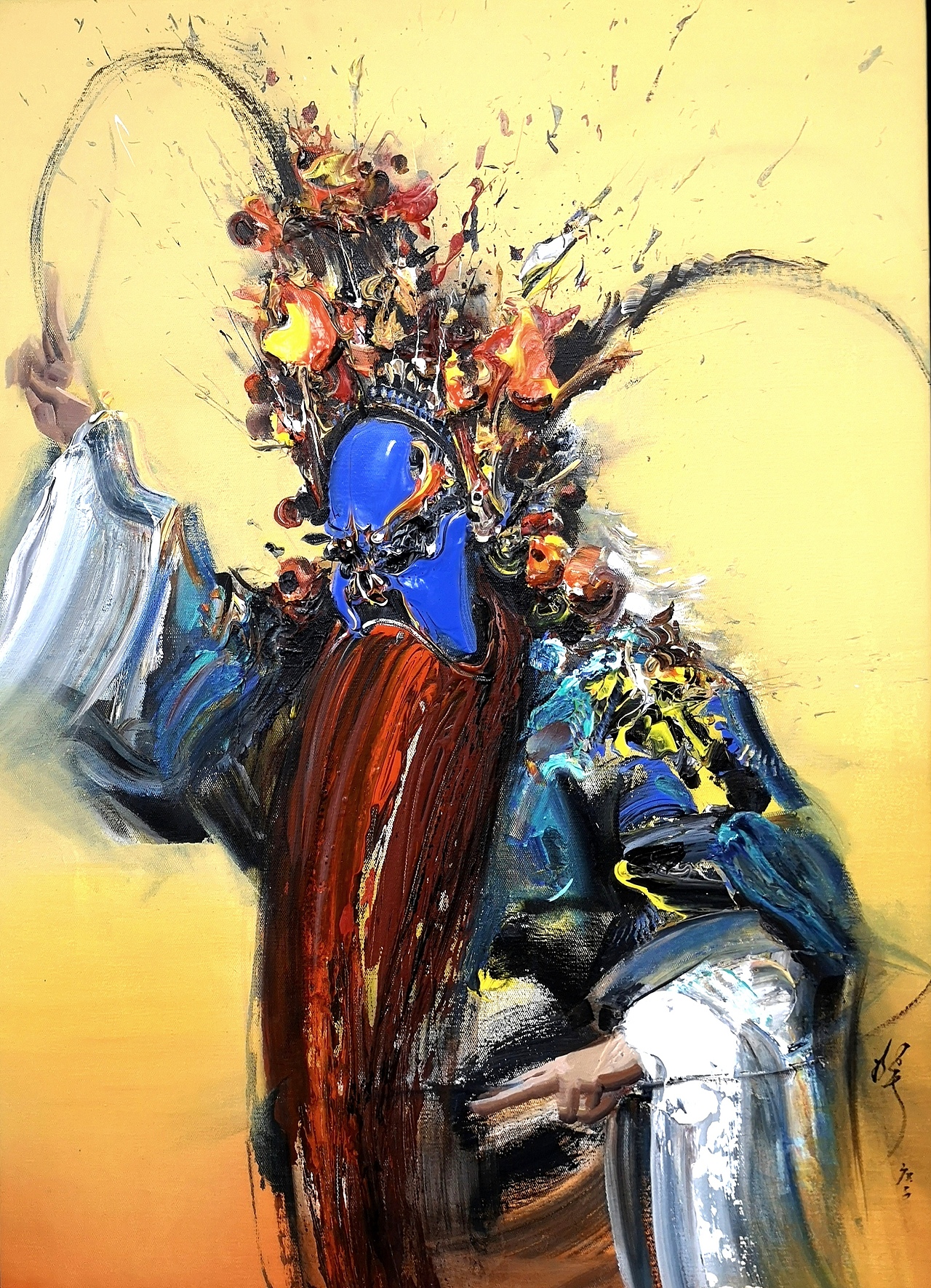 气场全开.窦尔敦.画家邓宇