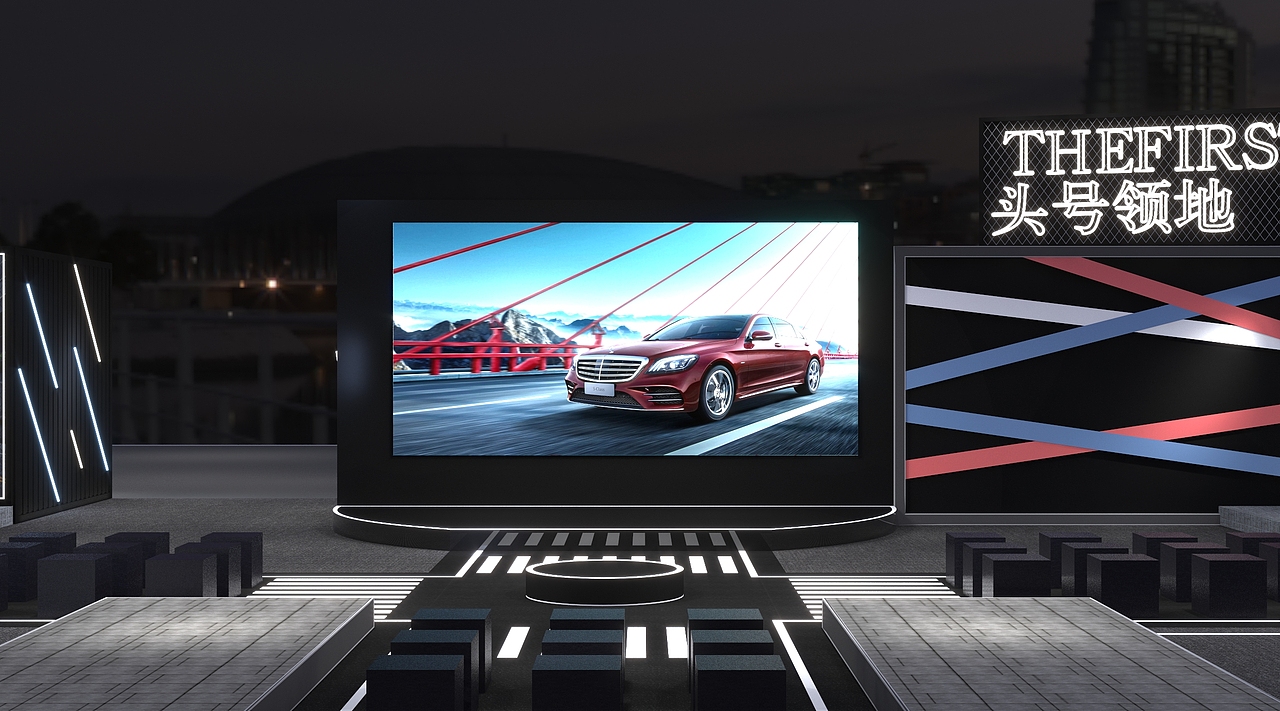 梅赛德斯奔驰-头号领地（图ZMjYxODM1NTE2） - 舞台美术 - 站酷设计师前行的蚁原创素材 - 站酷ZCOOL