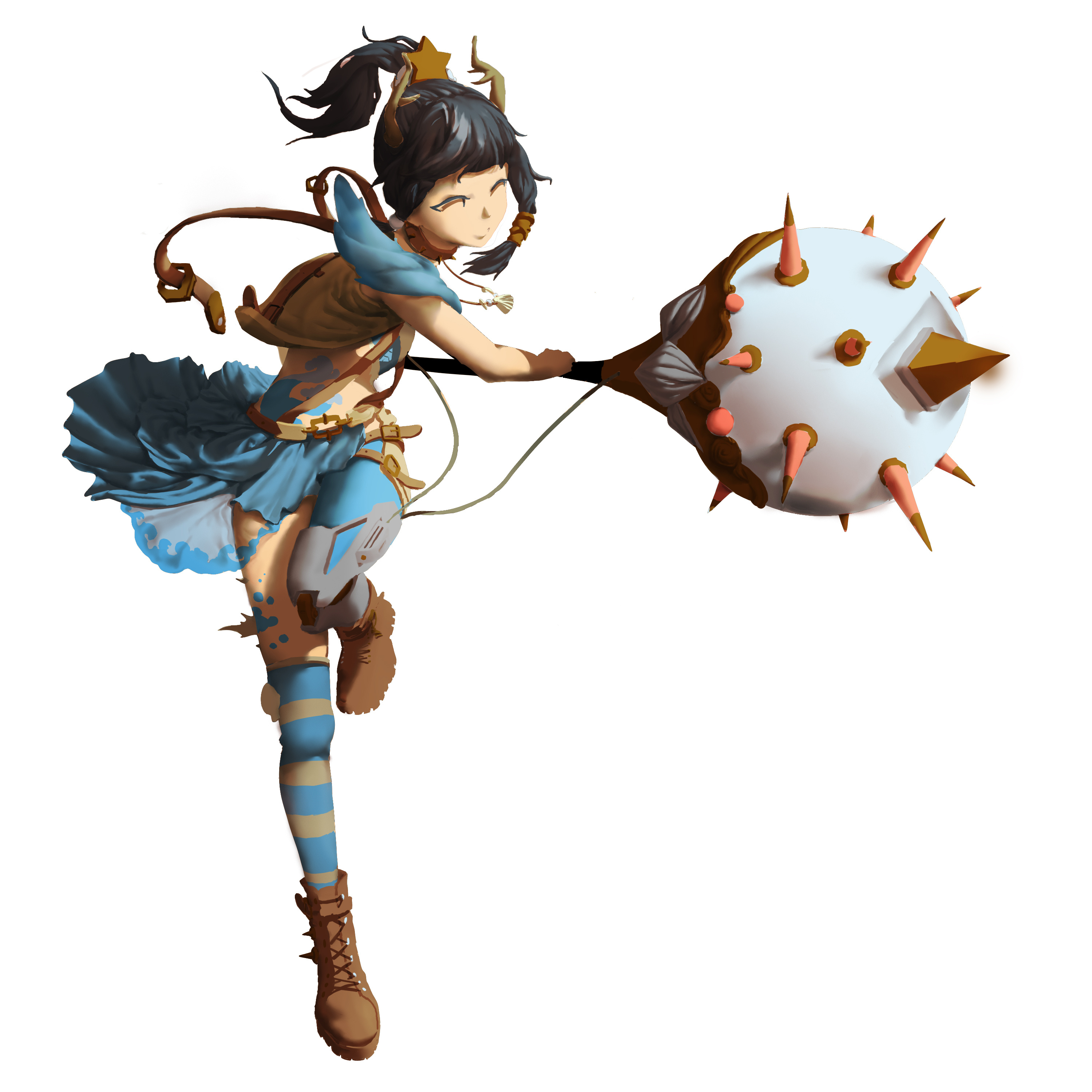 【大话西游角色焕新】骊珠儿——叛逆于世