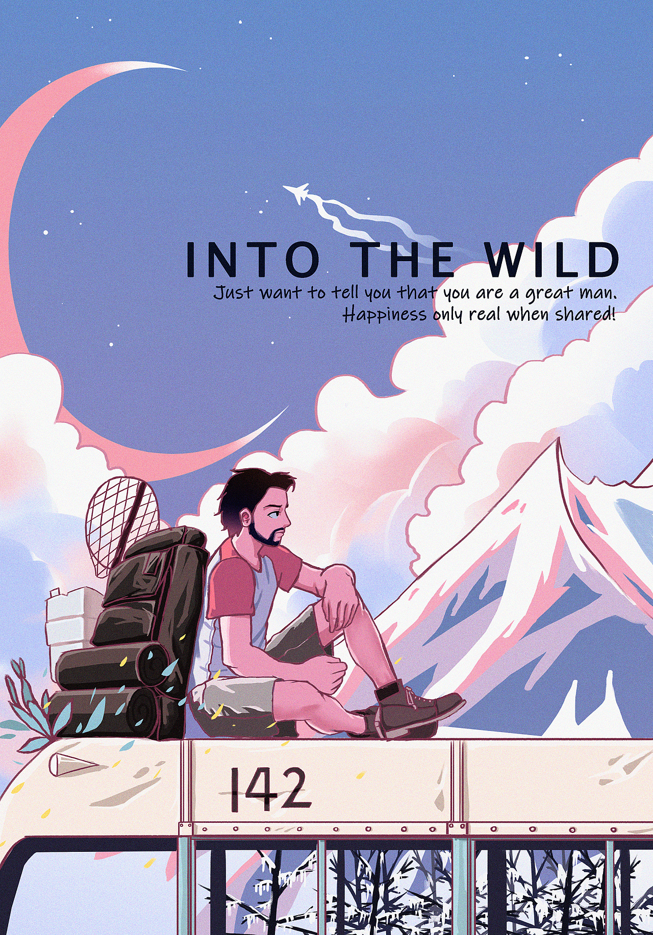 荒野生存|插画|创作习作|鱼噗呲 - 原创作品 - 站酷 (zcool)