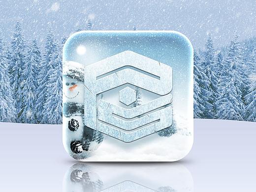 一个雪地冰晶图标手把手教你打造！PS教程