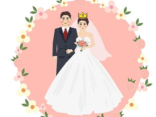 新郎新娘吉祥物