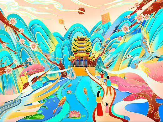 国风插画