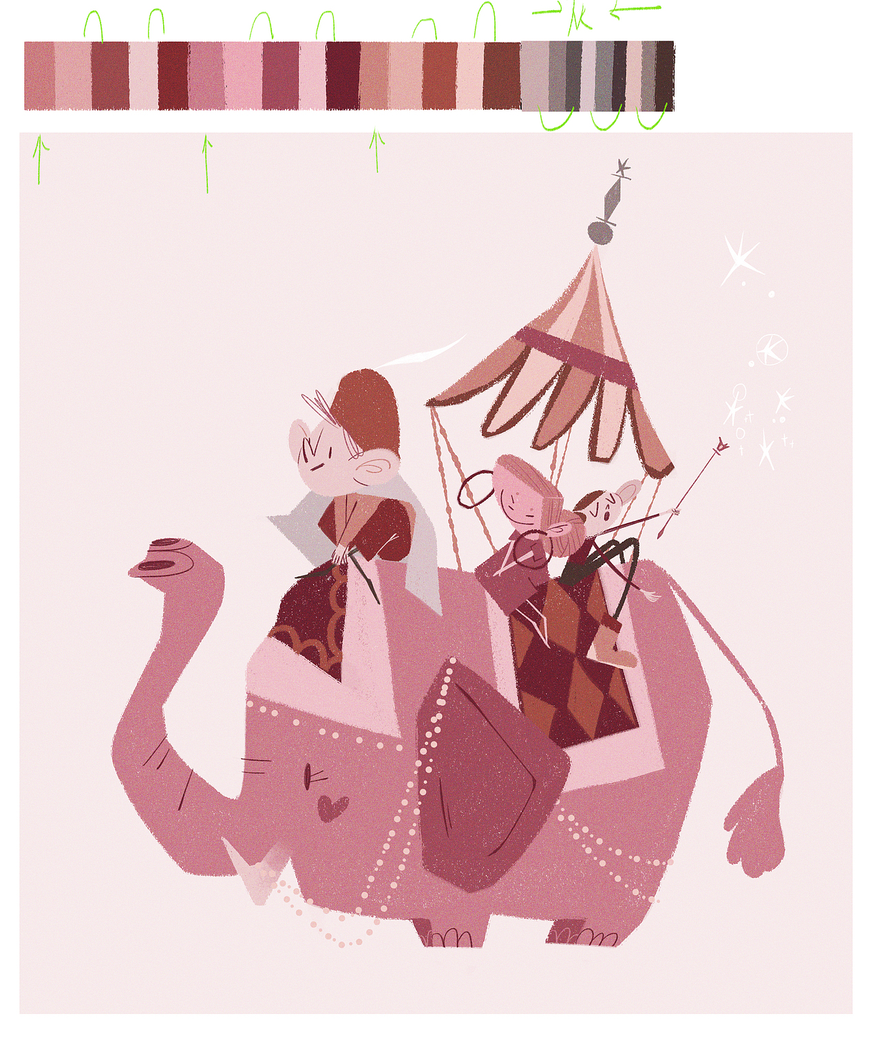 配色练习（图ZMjMzMTEzNjA4） - 儿童插画 - 站酷设计师长秧原创素材 - 站酷ZCOOL