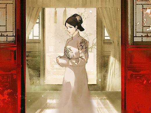 延禧攻略·富察（个人主页-ZMzAwNTUzNTY=） - 商业插画 - 站酷设计师叶落笙笙原创素材 - 站酷ZCOOL