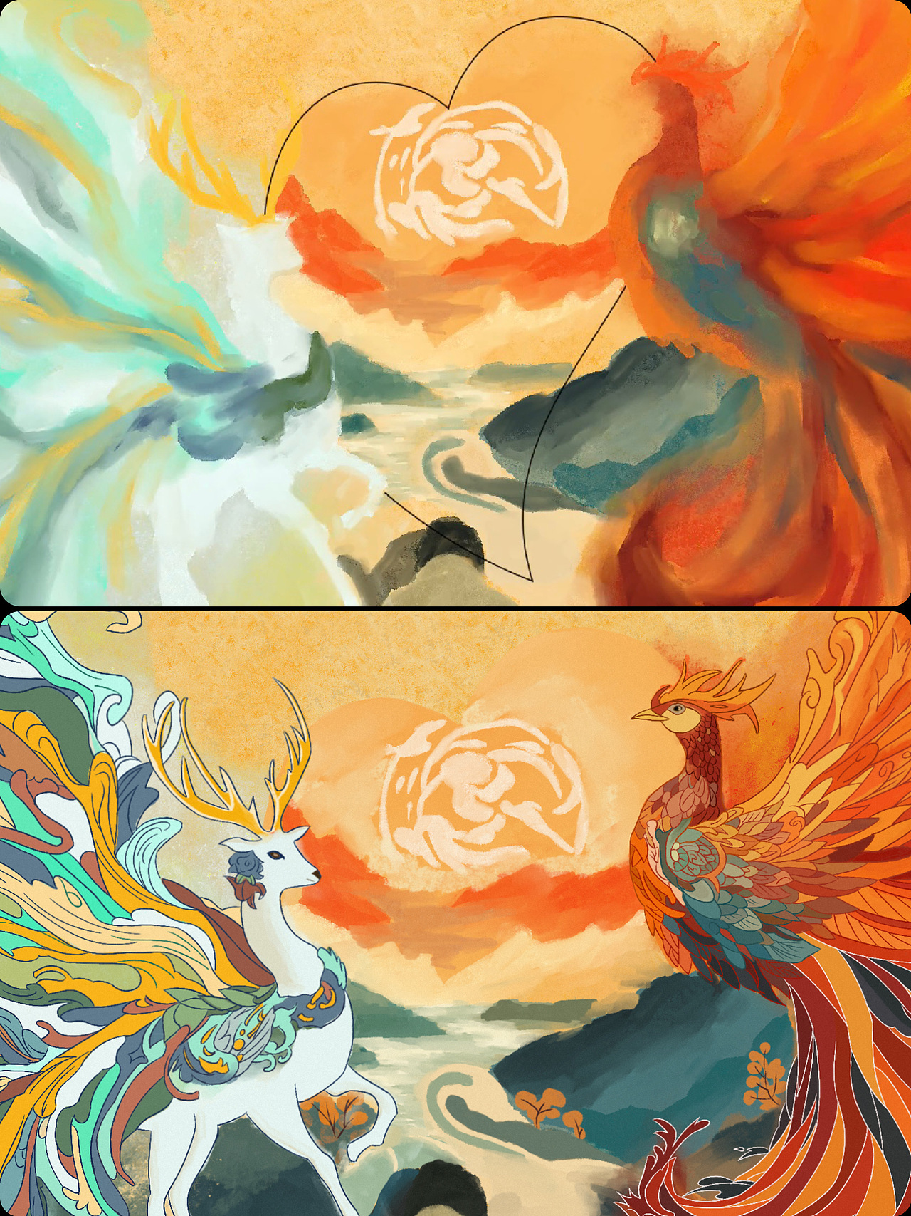 心相印·鹿鸣凤舞