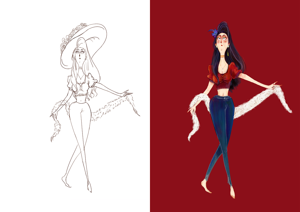 插画头像（图ZMjMwMDYyMTQw） - 儿童插画 - 站酷设计师爱群原创素材 - 站酷ZCOOL