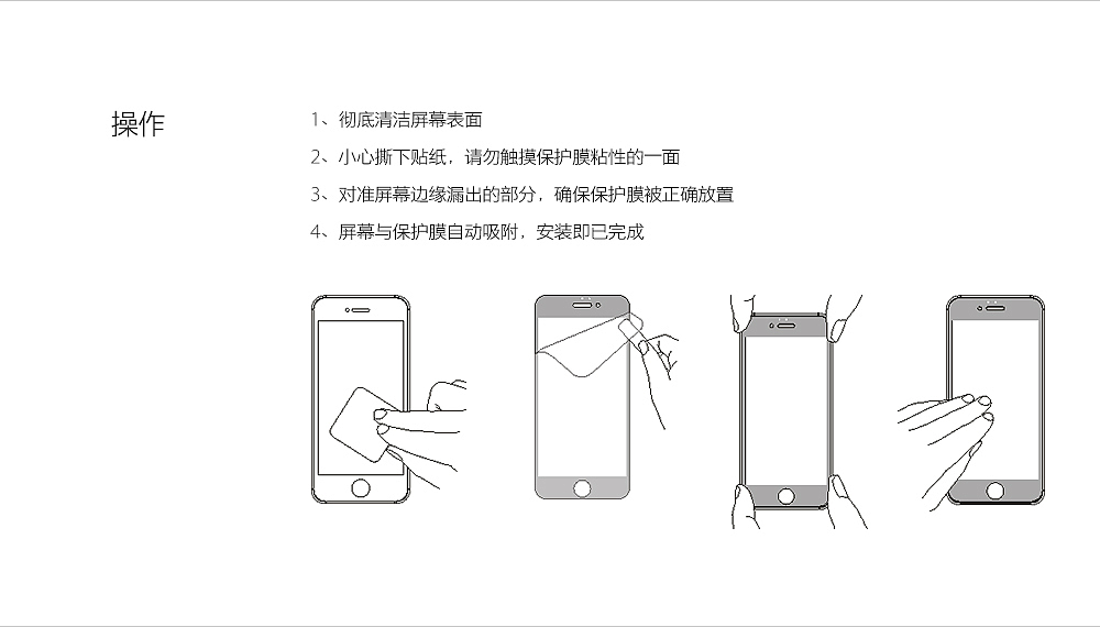 iPhone6 3D钢化膜详情页 产品摄影 排版 3C数码