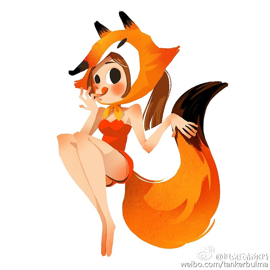 形象设计（图ZNDI3NTcyMDg=） - 商业插画 - 站酷设计师布尔玛插画原创素材 - 站酷ZCOOL