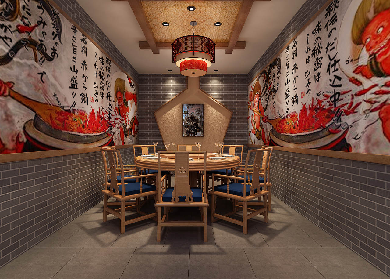 室内设计｜蒙古传统风格餐厅-草原元素---蒙古元素 Mongolia Elements