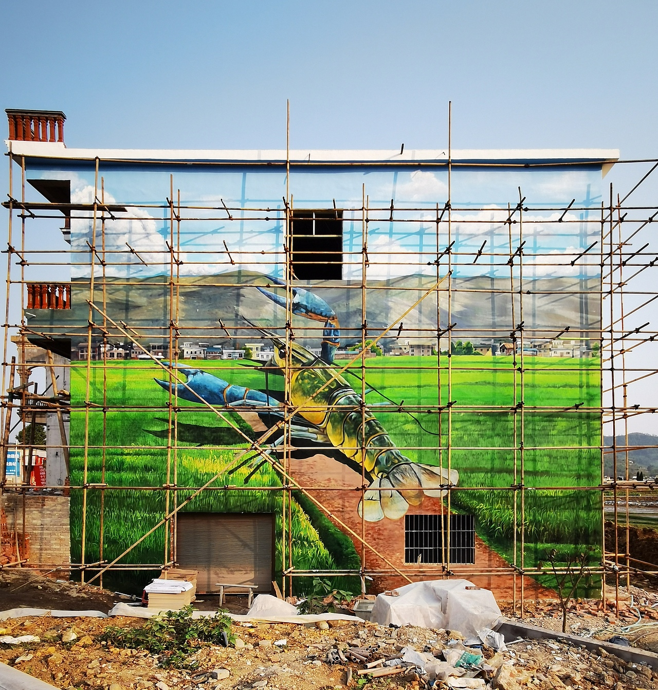 新农村墙绘,新农村壁画,乡村壁画,乡村文化墙