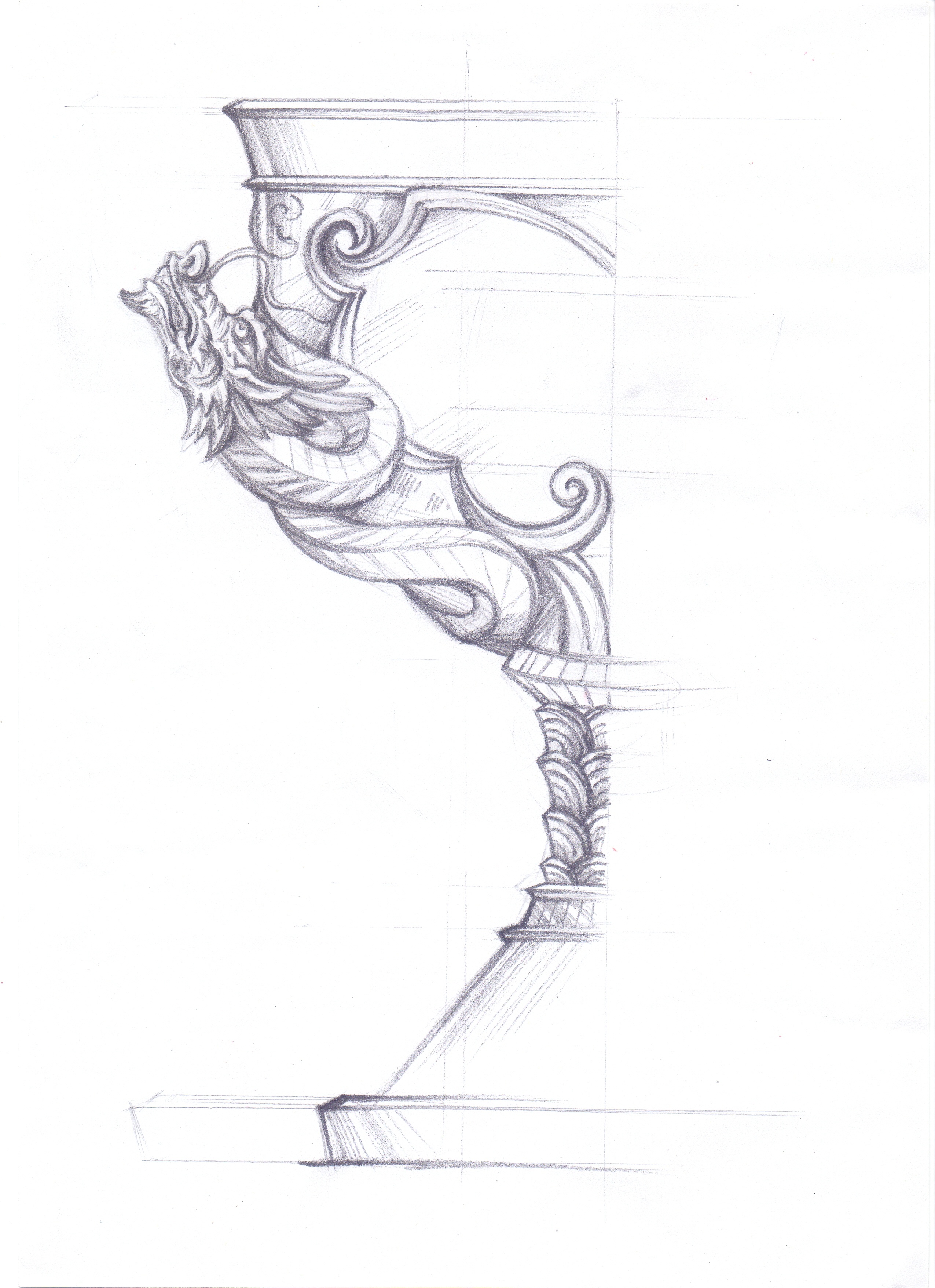 往年客户奖杯手稿手绘作品