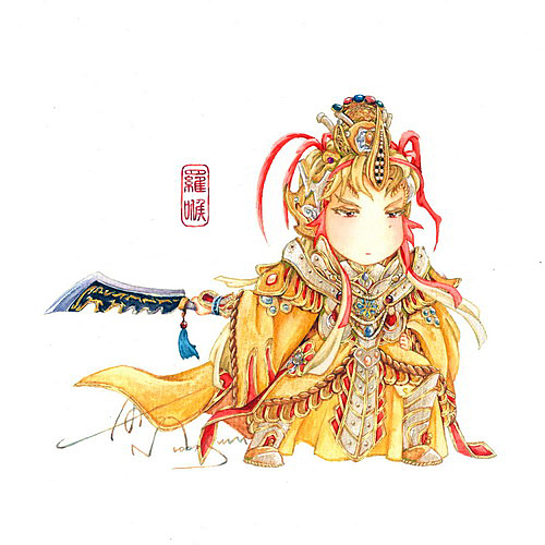 手绘Q图（图ZNDM0MTgyNDQ=） - 创作习作 - 站酷设计师moonstone_zy原创素材 - 站酷ZCOOL