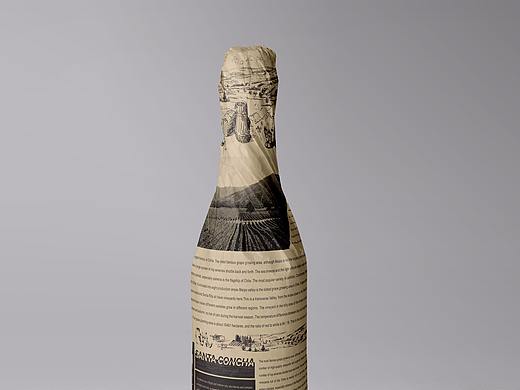 报纸红酒标（个人主页-ZNDc5MjU1MjA=） - 包装 - 站酷设计师就酱紫哦原创素材 - 站酷ZCOOL