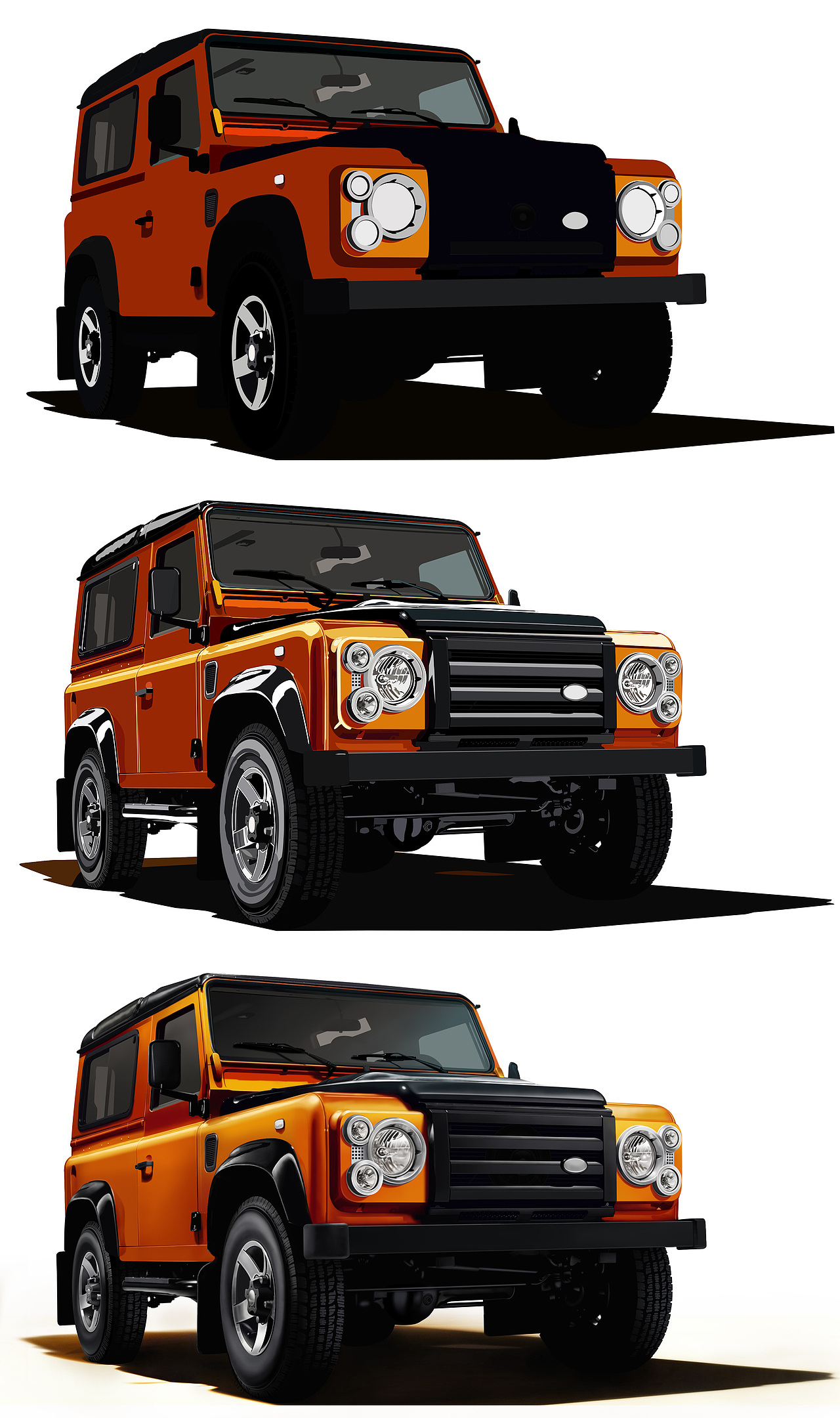 超写实（越野车）（图ZMjg2MTc2Mjg=） - 其他UI - 站酷设计师把玩着寂寞原创素材 - 站酷ZCOOL