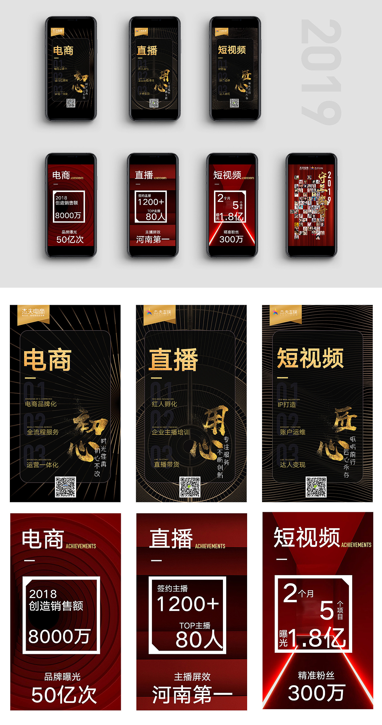 公司业务年终朋友圈宣传