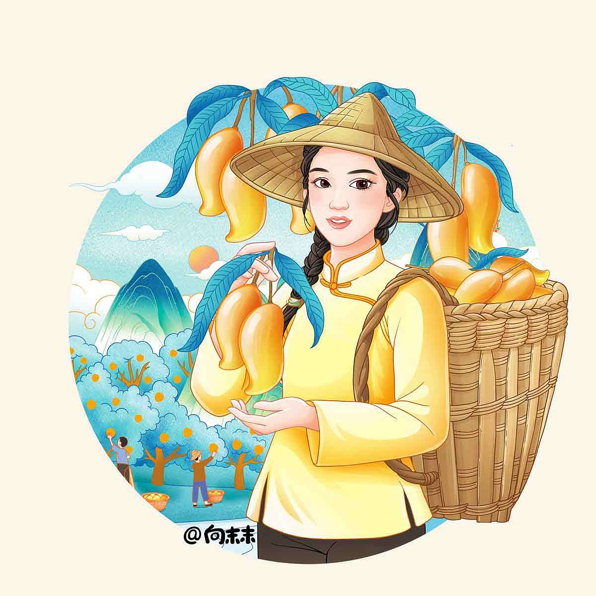 水果包装设计（图ZMjY4MjE3Mzg4） - 商业插画 - 站酷设计师向末末原创素材 - 站酷ZCOOL