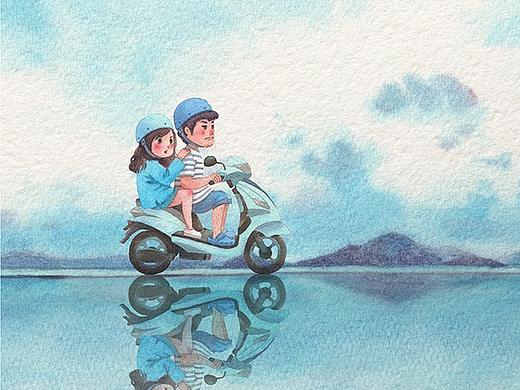 情人节日常小插画