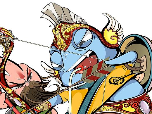 星座 射手座(12星系列)——野孩子绘画