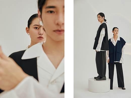 本相织物  设计师服装拍摄