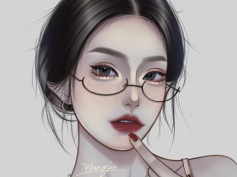 私人人物头像定制，绘画过程🎨