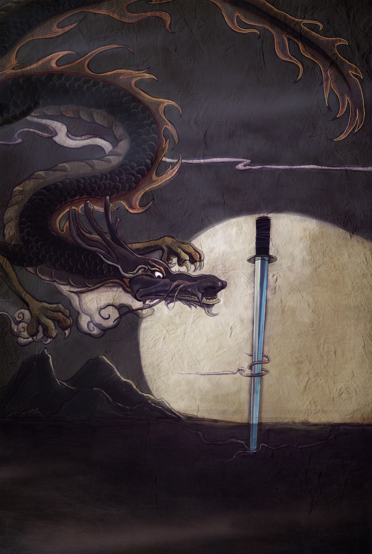 【龙生九子】-《睚眦》