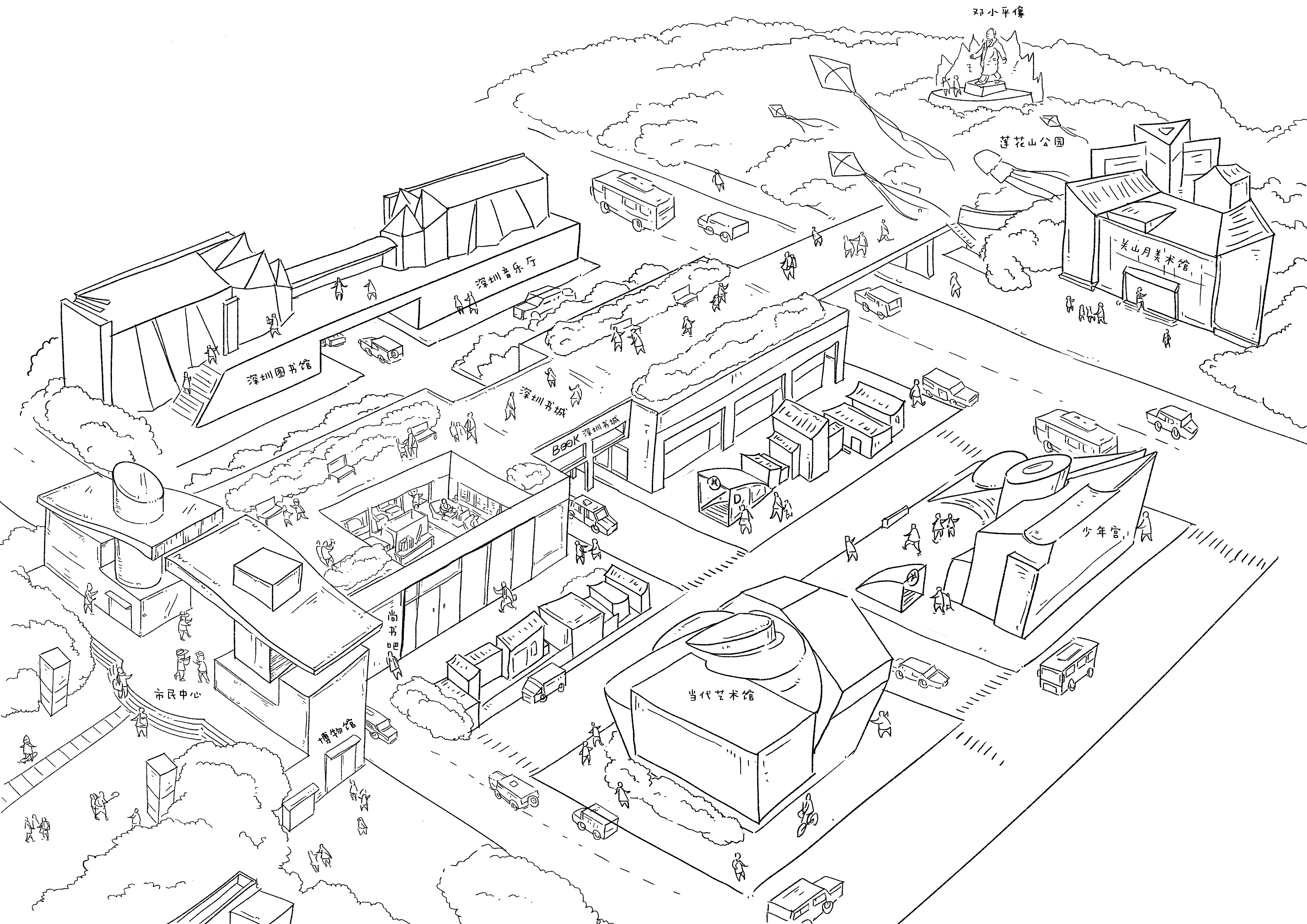 深圳市民中心-尚书吧