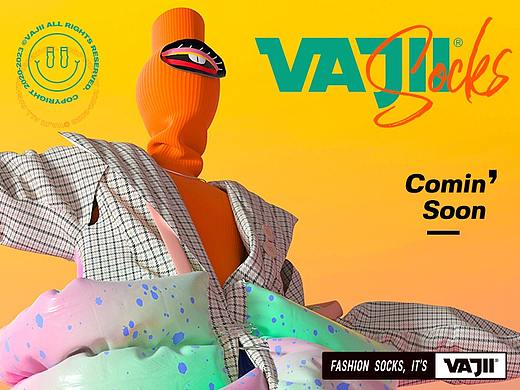潮牌 VAJII 袜子品牌设计