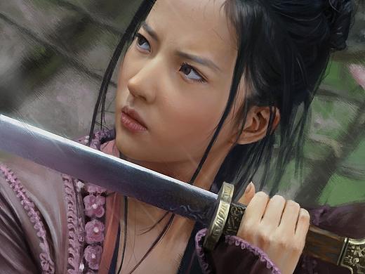 PS绘画刘亦菲
