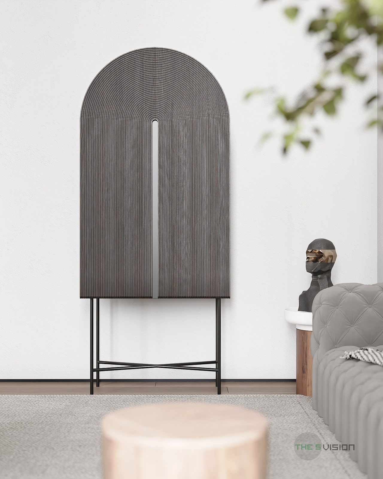 白色 现代挑空公寓