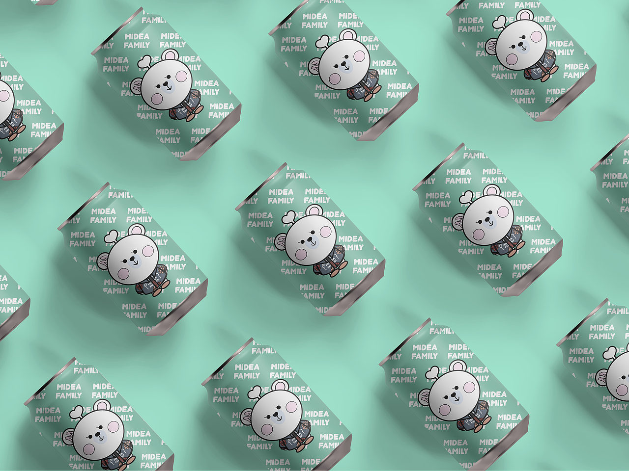 Midea Family 形象Q版设计