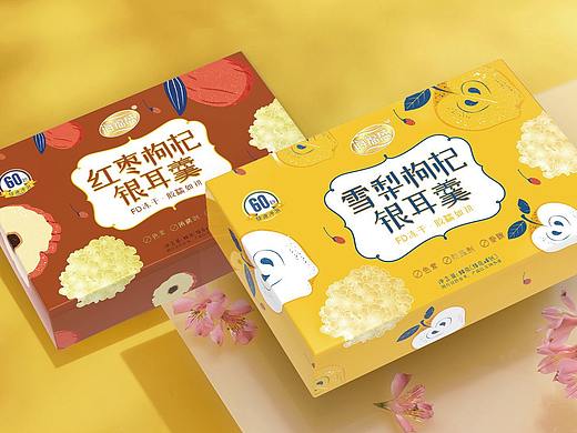 海福盛 冻干银耳 系列包装设计 | 发条梨