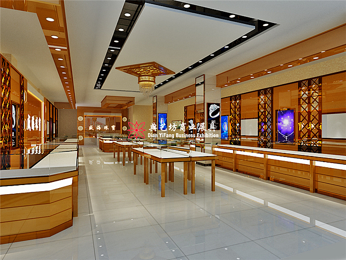 珠宝展柜设计效果图
