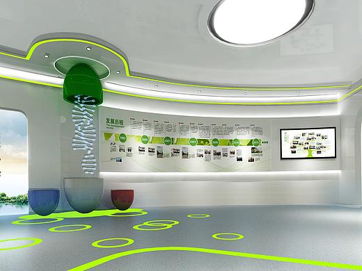 常山医药展厅设计方案