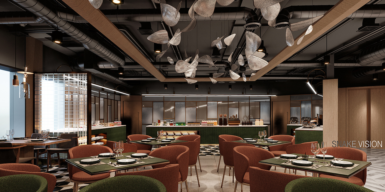 2020/工装渲染作品合集（图ZMjM1ODY3ODA4） - 家装设计 - 站酷设计师Snake_vision原创素材 - 站酷ZCOOL