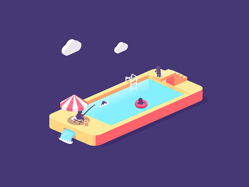 dribbble合集2-小插画（图ZNTgwMjkyODQ=） - 其他UI - 站酷设计师rwds原创素材 - 站酷ZCOOL